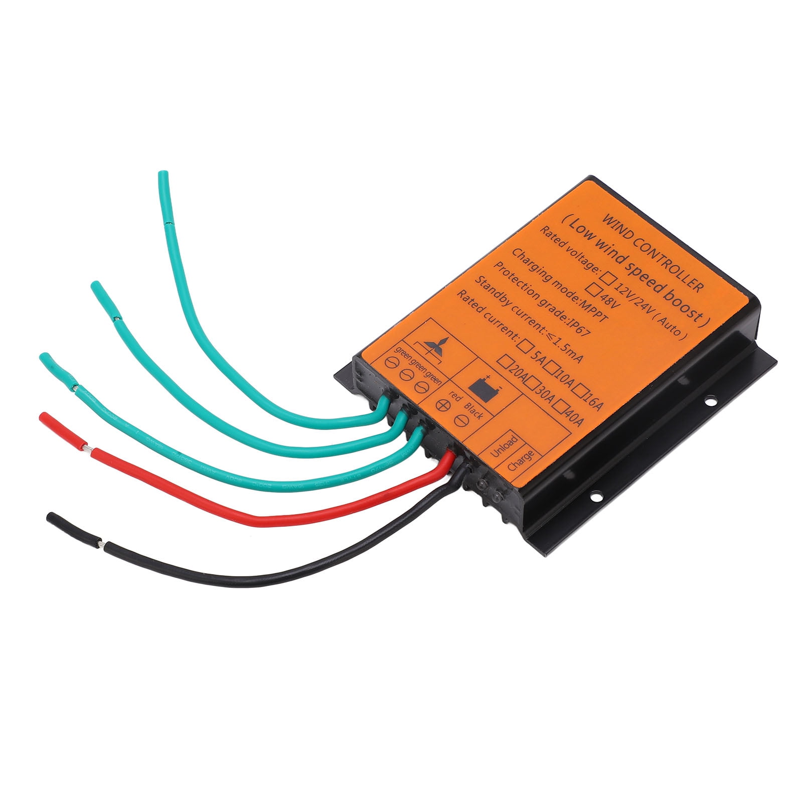3000W MPPT Wind Turbine Charge Controller 12V/24V/48V Automatic Match MPPT Controller IP67 Waterproof Suitable For Wind Turbine Generator,12v