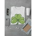 thumbnail image 3 of Four-Leaf Clover Men T-Shirt, Male Small, 3 of 4
