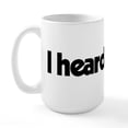 thumbnail image 2 of CafePress - I Heard Laurel Mugs - 15 oz Ceramic Large White Novelty Mug, 2 of 6