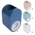 thumbnail image 3 of Automatic Toothpaste Squeezer Wall-mounted Adhesive Toothbrush Holder Detachable Washable Dispenser Punch Free Accessories Sky Blue, 3 of 9