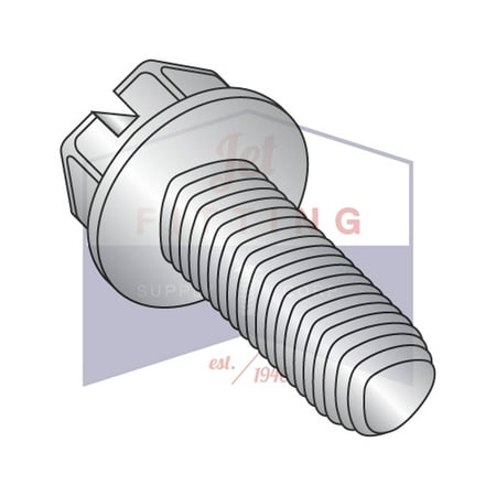 

10-32 x 3/4 Taptite Style Thread Forming Screws | Slotted | Hex Washers Head | 18-8 Stainless Steel (Quantity: 1000)