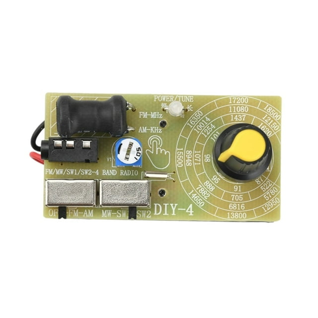 Módulo de Radio FM/MW/SW Multibanda para Auriculares, Media, Corta, Modulación de Frecuencia, Placa de Circuito Impreso (PCB) para Armar.