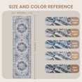 thumbnail image 5 of Roxstand 2x8 Hallway Runner Rug, Vintage Medallion Washable Kitchen Rug, Non Slip Stain Resistant Carpet for Entryway Bedroom, Blue, 5 of 10