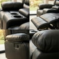 thumbnail image 4 of Love Seat Reclinable Easy Living Bryce Negro, 4 of 6