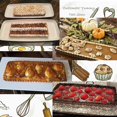 thumbnail image 5 of Professional Rectangular Tart Pan, Carbon Steel Construction, 13.7x4.3 Inch Non-Stick Long Tart Pan With Removable Loose Bottom, Fluted Edges For, 5 of 5