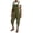 Army Green, variant on Overalls for Women Sleeveless Linen Adjustable Cargo Jogger Jumpsuit Casual Loose Jumpsuit Summer Capri Rompers with Pockets S