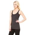 thumbnail image 3 of The Bella + Canvas Ladies Triblend Racerback Tank Top - CHAR-BLACK TRIB - M, 3 of 3