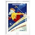 thumbnail image 5 of Art.com 1940s Swiss Rail Ski Travel poster Giclee Print by Vintage Lavoie, White Frame Wall Art, 17" x 23", 5 of 5