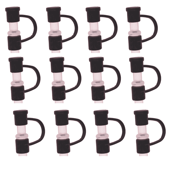 ACDANC 2026 New Straw Toppers,Reusable Straw Covers,Candy-Colored Silicone Straw Caps,For Home,Travel,Parties,Fit for 7-8Mm Straws
