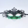 thumbnail image 2 of Máscara para hombre y mujer con cadena de diamantes de imitación, decoración de carnaval, adecuada para disfraces de fiesta, 2 of 3