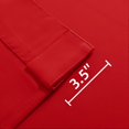 thumbnail image 3 of Cortinas blackout Joydeco de 108 cm, térmicas e aislantes, rojas, 3 of 7