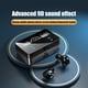 thumbnail image 1 of Auriculares inalámbricos con control táctil, auricular de para juegos, gimnasio, deporte, unisex, estudiante - negro, 1 of 10