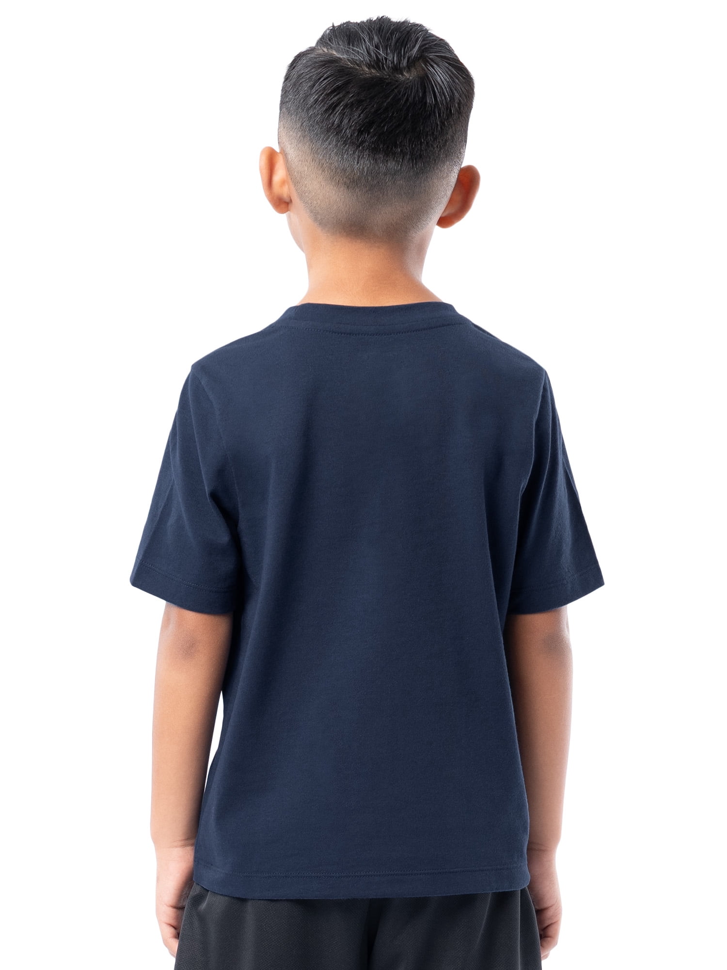 Athletic Works Boys Short Sleeve Graphic T-Shirt, Sizes 4-18 & Husky