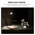 thumbnail image 2 of WEUVEB 1Pcs Corner Floor Lamp White Deer Shape LED Light For Indoor Users, 2 of 6