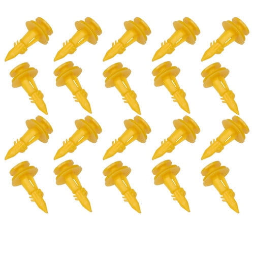 20Pcs Yellow Door Trim Retainer Fasteners Clips Fit for 1993-2019 Jeep Cherokee