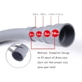 thumbnail image 2 of Washing Machine Drain Hose Extension Kit 6 Feet Flexible Corrugated Washer Adapter Clamps U Bend, 2 of 6