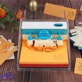 thumbnail image 2 of Sidaley Bloc de notas con calendario 3D, idea de regalo única para alguien especial, recordatorio, blocs de notas con castillo, amplia Suministros de escritura y corrección, 2 of 6