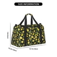 thumbnail image 3 of Easygdp Lemon Fruits Flowers Leaves Bolsa de Gimnasio, Bolsa de Viaje Duffel, Bolsa de Fin de Semana con Compartimentos, Bolsa de Mano para Noche, 3 of 7