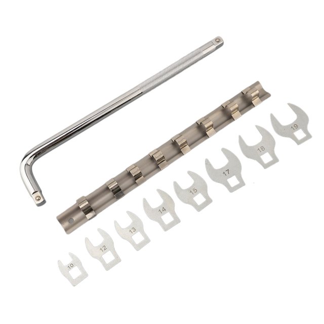 BTOER Production Occasions Bent Bar Interchangeable Heads Bent Bar Drive Crowfoot Wrench Mm Metric Reaches Fasteners