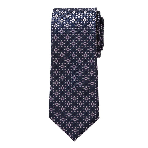 KingSize Men's KS Signature Collection Extra Long Classic Geo Tie