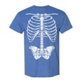 thumbnail image 3 of Summer Tops for Women Skeleton Rib Cage Funny T Shirt Sarcastic Humor Joke Top Shirts for Women Blue L, 3 of 3