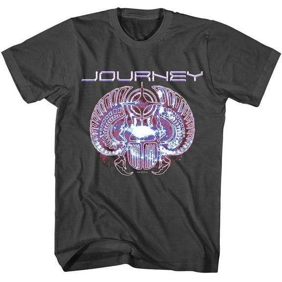Journey Galactic Arrival Men's T Shirt (Charcoal, AdultS)