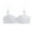 White WHL, variant on YLOMAY Woman Bra Underwear Woman Lace Bras Solid Color Comfy Stylish Brassiere Ladies Plus Size Casual Wear Black 36/80
