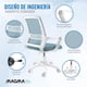 thumbnail image 4 of Silla De Oficina Ergonómica Silla De Escritorio Giratoria Azul Magma Life CHAOF2AZ, 4 of 10