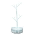 thumbnail image 1 of Jewelry Hanging Tree Stand Organizer Student Display Rack Necklace Earrings Dustproof Storage Box Jewelry Rack Desktop Pc Dust  Dust Proofed, 1 of 8