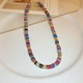 thumbnail image 6 of HETICA Colorful Bohemian Surfer Choker Necklace for Women, Handmade Beaded Jewelry, 6 of 8