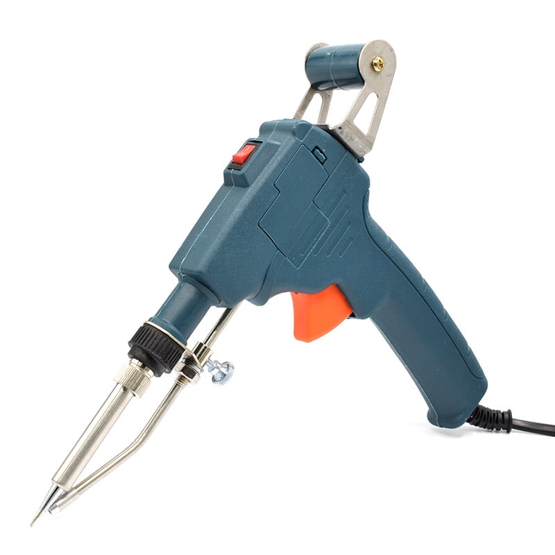 Soldering Iron Kit, 60w 110 V Manual Automatic Send Tin Gun Electric Soldering Iron Suction Tin