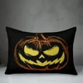 thumbnail image 3 of Creative Products Spooky Jack-O-Lantern 14x20 Spun Poly Pillow, 3 of 3
