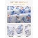 thumbnail image 5 of Blusa Eytino para mujer, talla grande, bohemio, floral, gasa, 3X, blanca, 5 of 6