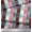 Dusty Blue, variant on Soimoi Poly Georgette Fabric Stripe & Artistic Floral Ethnic Print Fabric by the Yard 42 Inch Wide