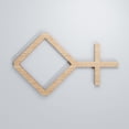 thumbnail image 5 of Ekena Millwork 12 1/4"W x 7 3/8"H x 3/8"T Extra Small Cameron Decorative Fretwork Wood Wall Panels, Alder, 5 of 6