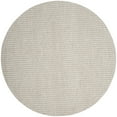 thumbnail image 4 of SAFAVIEH Natura Madrid Geometric Runner Rug, Ivory/Silver, 2'3" x 12', 4 of 9