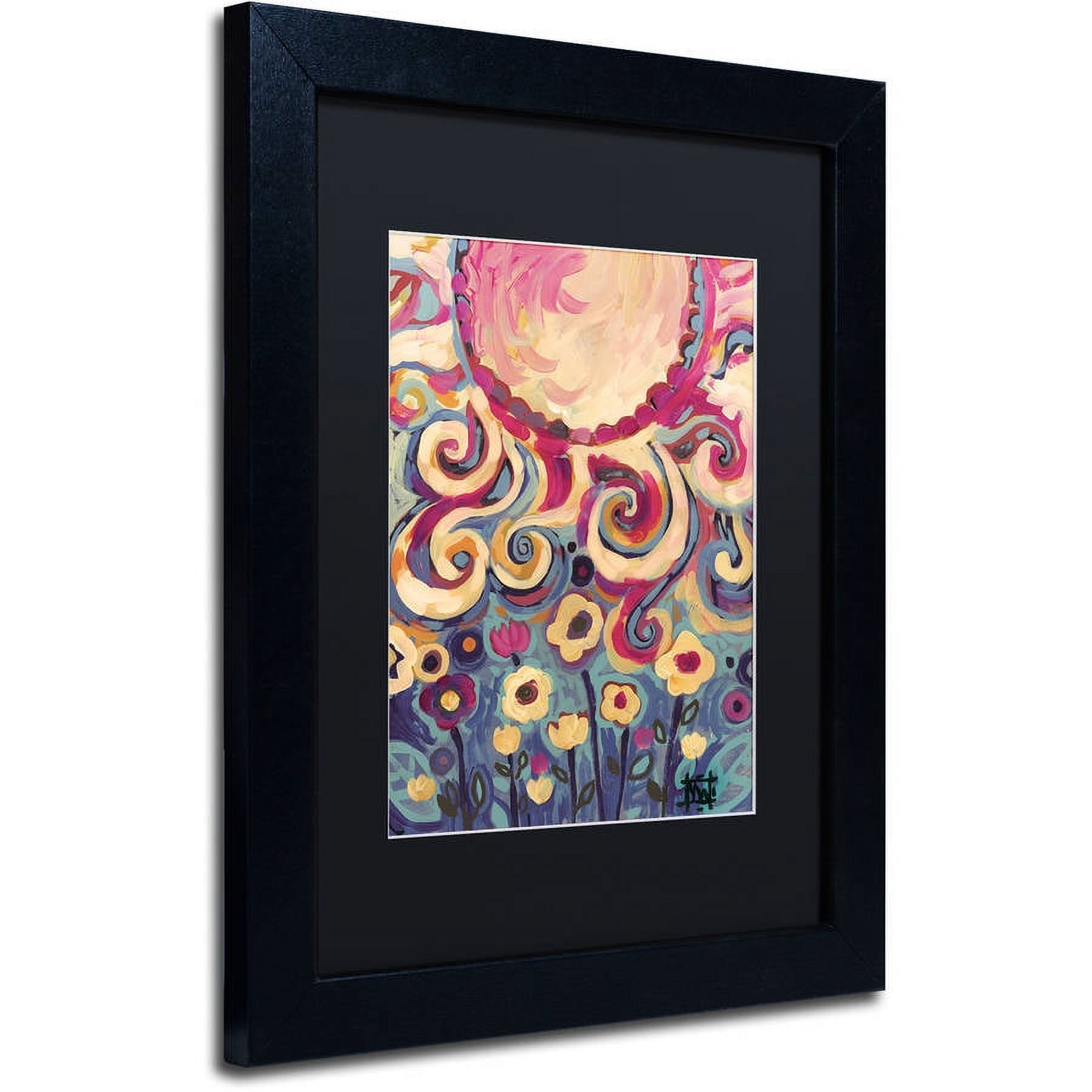 Trademark Fine Art "148" Canvas Art by Natasha Wescoat, Black Matte, Black Frame