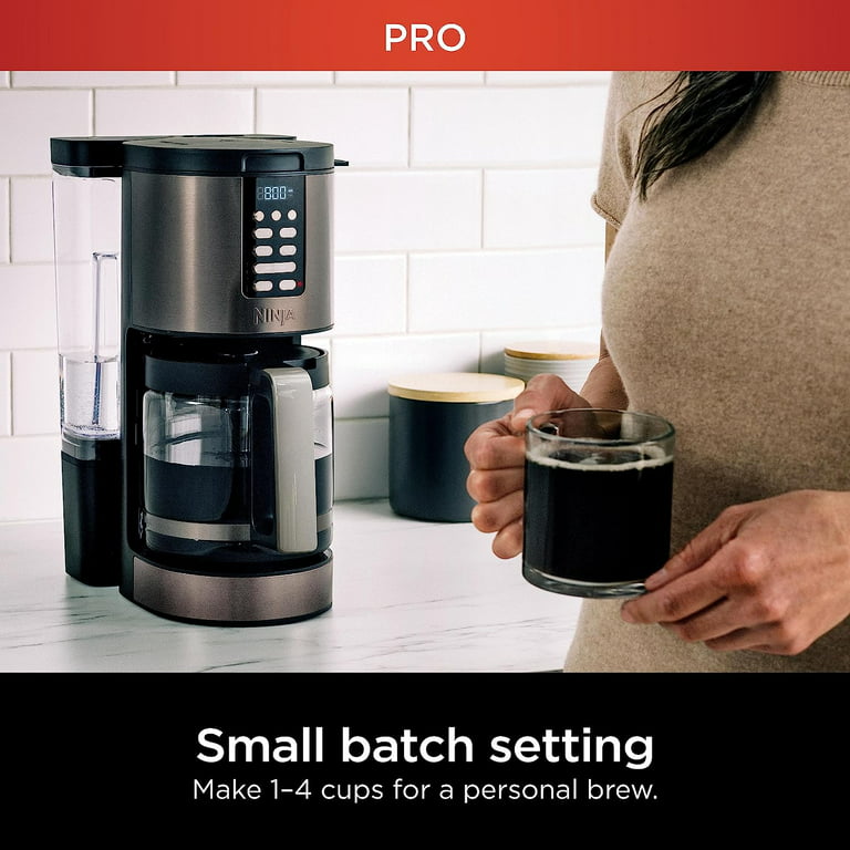 Ninja DCM201CP Programmable XL 14-Cup Coffee Maker PRO with Permanent  Filter, 2 Brew Styles Classic & Rich, Delay Brew, Freshness Timer & Keep  Warm