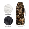 thumbnail image 7 of Uorisanigo Camo Hunting Deer Car Seat Covers Waterproof Front Seat Covers Elastic Fabrics Anti-Slip Back Fabric Easy to Install Suitable for Cars, SUV and Trucks, 7 of 7