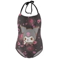 thumbnail image 5 of Kuromi And My Melody Girls One Piece Swimsuits Hawaiian Summer Swimwear Beach Bathing Suit Outfits, 5 of 7