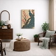 thumbnail image 5 of Canvas Print Peacock Wall Art Japandi Decorative for Living Room Bedroom - 24"x36", 5 of 8