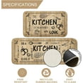 thumbnail image 4 of Kitchen Rules Kitchen Mat Set of 2, Kitchen Mats for Floor, Farmhouse Kitchen Rugs and Mats Non Skid Washable, Decorative Kitchen Floor Mats Non Slip, Kitchen Runner Rug Carpet 17x29 and 17x47 Inch, 4 of 6