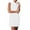 White, variant on Women Dress Summer Sleeveless Neck Dress Casual A-Line Tank Dress Solid Color Pockets Female Simple Bohemian Vacation Travel Leisure Sundress