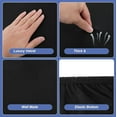 thumbnail image 6 of 2 Toilet Lid Covers Standard Size For Round/Oval/Elongated Toilets Machine Washable Polyester Simple Care, 6 of 9