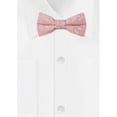thumbnail image 3 of Jacob Alexander Boys' Floral Pre-Tied Adjustable Banded Cotton Bow Tie - Dusty Rose, 3 of 6