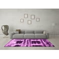 thumbnail image 3 of Ahgly Company Indoor Round Persian Pink Bohemian Area Rugs, 7' Round, 3 of 4