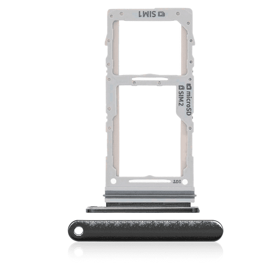 Replacement Dual Sim Card Tray Compatible For Samsung Galaxy Note 10 Plus / 5G (Aura Black)