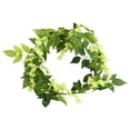thumbnail image 2 of Artificial Wisteria Garland, 78 inch Fake Hanging Flower Vine, Silk Floral Rattan, Wall Hanging Greenery, Wedding Arch Flowers, Outdoor Garden Vines, Indoor Room Floral Decor for Home Decoration, 2 of 9