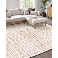 thumbnail image 2 of Alfombra VEVOR, lavable, 180 x 270 cm, antideslizante, color beige suave, 2 of 9