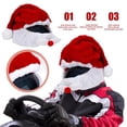 thumbnail image 4 of New Santa Cycling Helmet Christmas Motorcycle Helmet Cover Full Face Safe Hat Santa Claus Racing Cap Merry Christmas Decor, 4 of 5